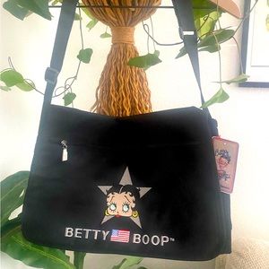 New with tag, Betty Boop, one shoulder backpack style bag